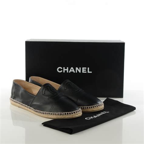 chanel leder espadrilles|chanel espadrilles men.